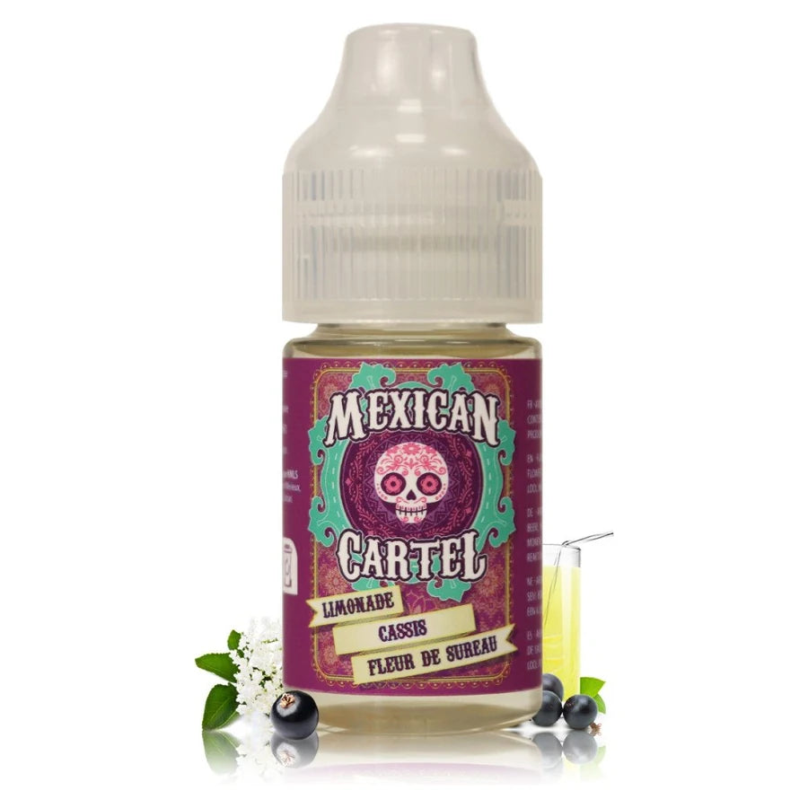 Concentré Limonade Cassis Fleur de Sureau 30ml – Mexican Cartel