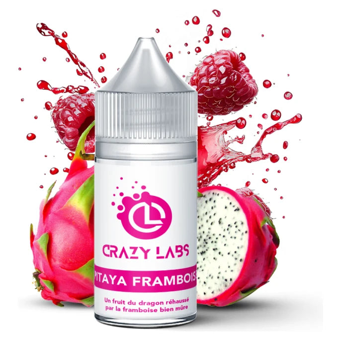 Concentré Pitaya Framboise 30ml – Crazy Labs