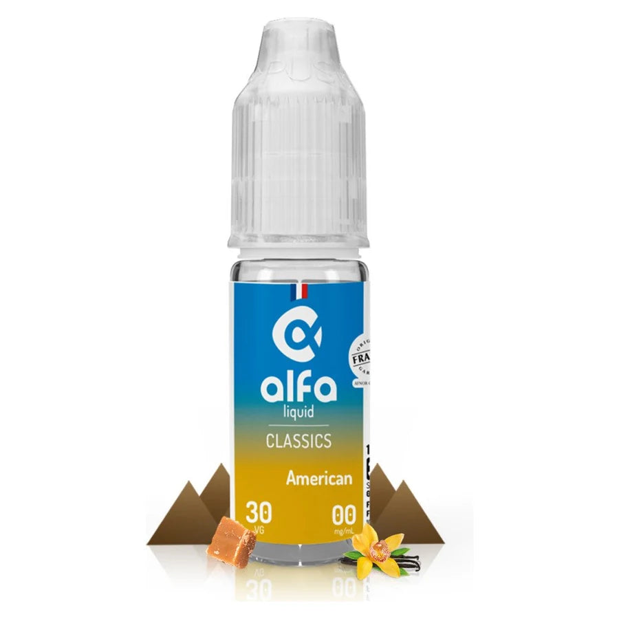 E-liquide American 10ml Classics – Alfaliquid