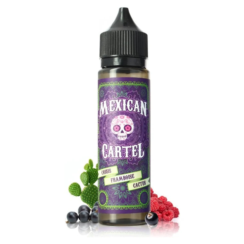 E-liquide Cassis Framboise Cactus 50ml – Mexican Cartel