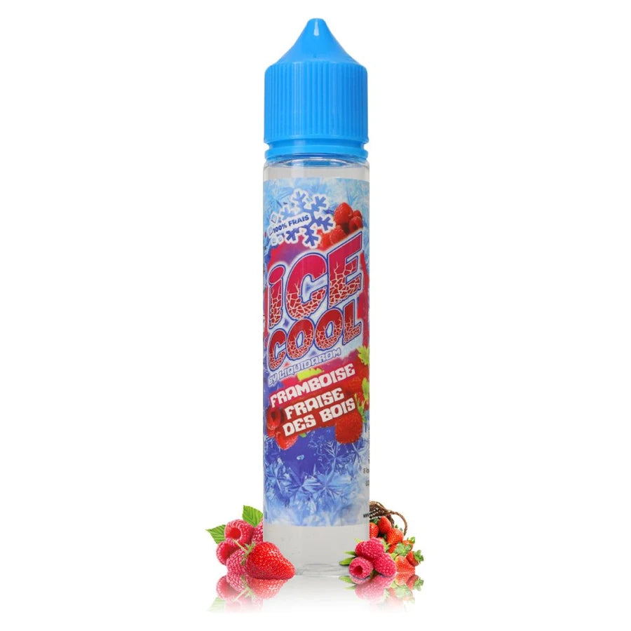 E-liquide Framboise Fraise des bois 50ml Ice Cool – Liquidarom