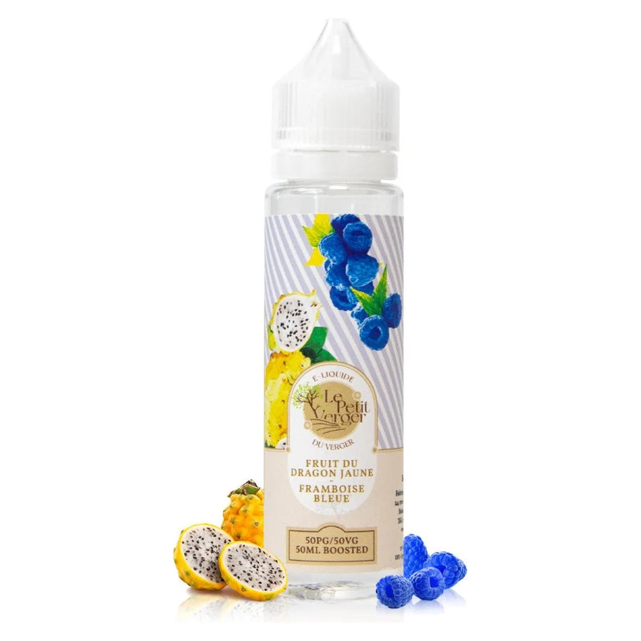 E-liquide Fruit du dragon jaune Framboise bleue 50ml Le Petit Verger – Savourea