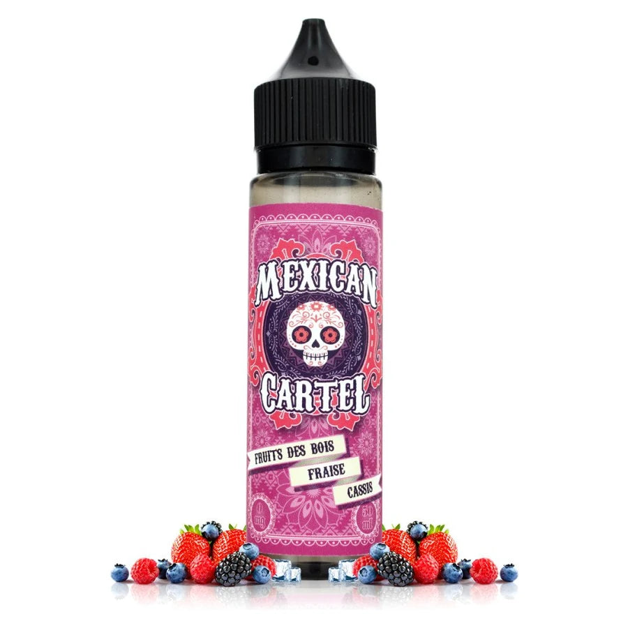 E-liquide Fruits des bois Fraise Cassis 50ml – Mexican Cartel