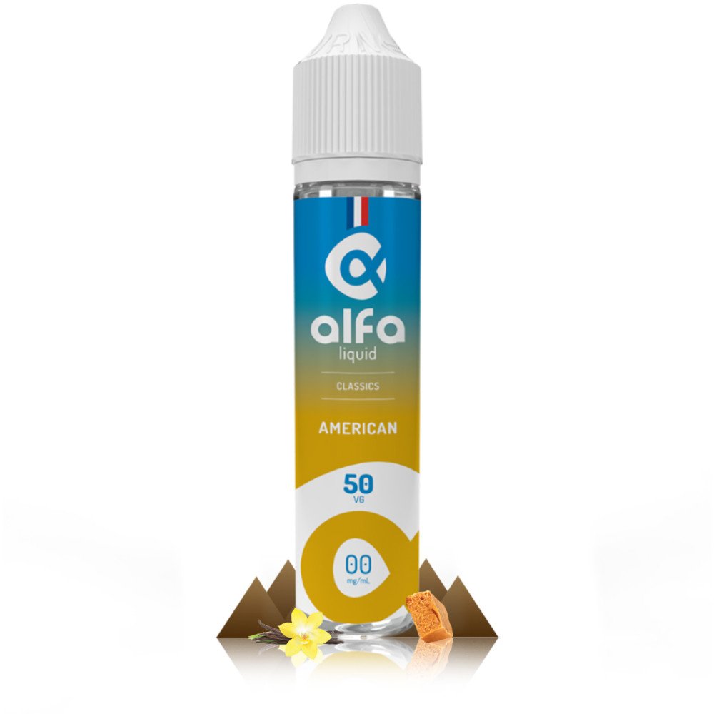 E-liquide Classics American 50ml – Alfaliquid