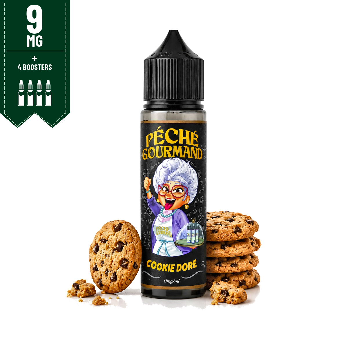 E-liquide Cookie Doré 50ml Péché Gourmand - O'Jlab