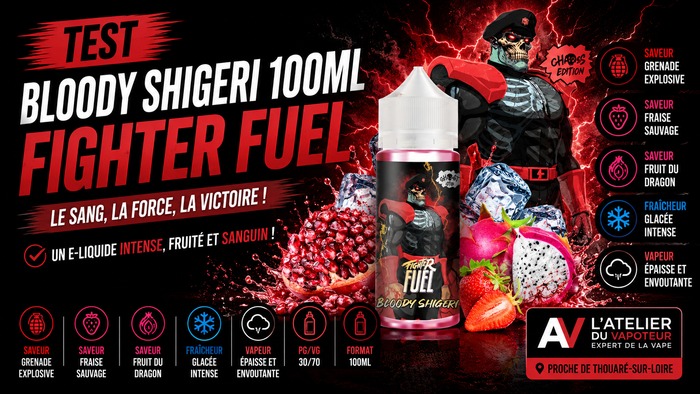 Test Bloody Shigery 100ml Fighter Fuel