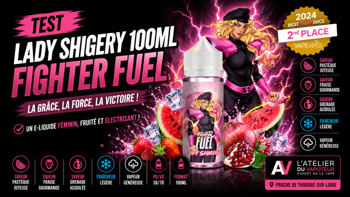 Test Lady Shigery 100ml Fighter Fuel