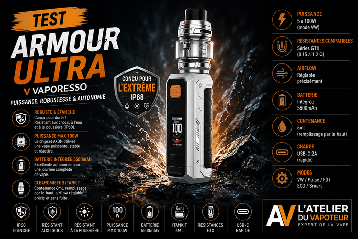 Test Kit Armour Ultra - Vaporesso
