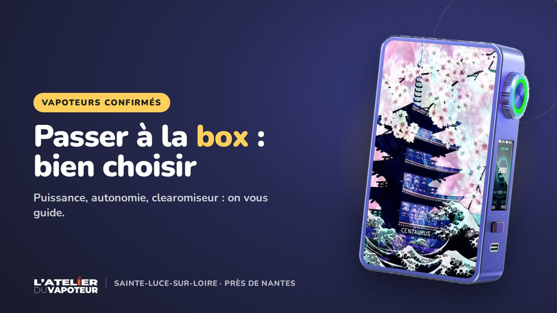 Gamme Centaurus Lost Vape : box M100, M200, BT200 et clearomiseur