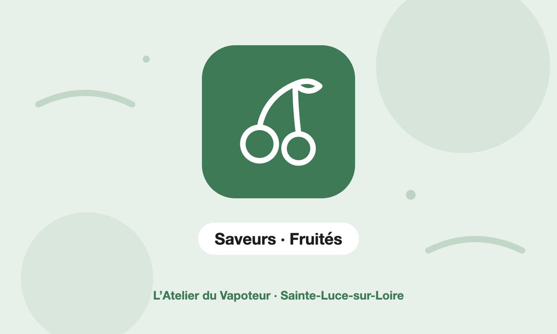 Pictogramme Saveurs · Fruités – L’Atelier du Vapoteur