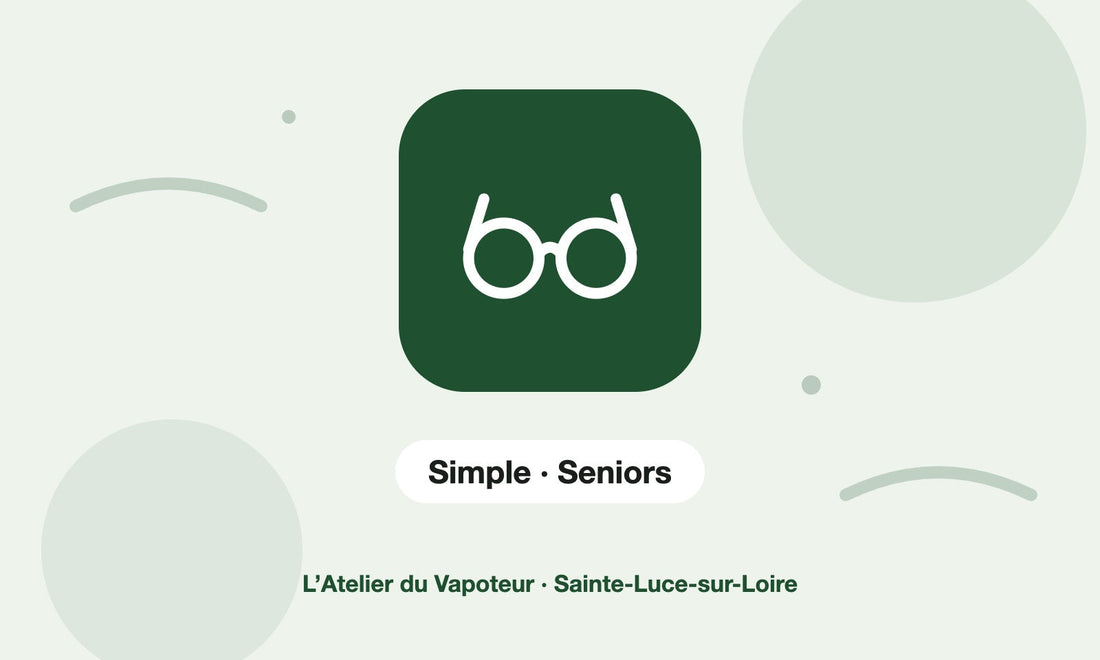 Pictogramme Simple · Seniors – L’Atelier du Vapoteur