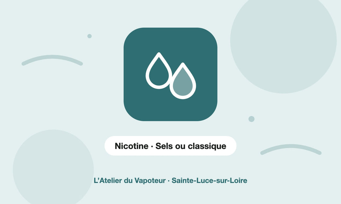Pictogramme Nicotine · Sels ou classique – L’Atelier du Vapoteur