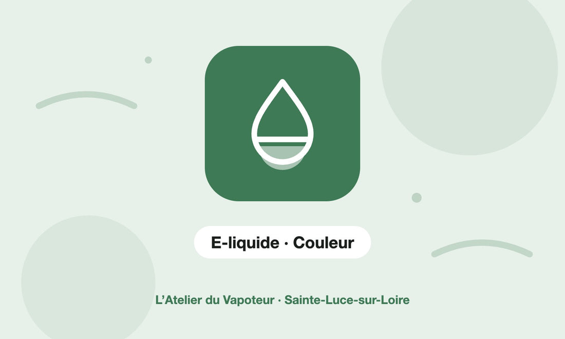 Pictogramme E-liquide · Couleur – L’Atelier du Vapoteur