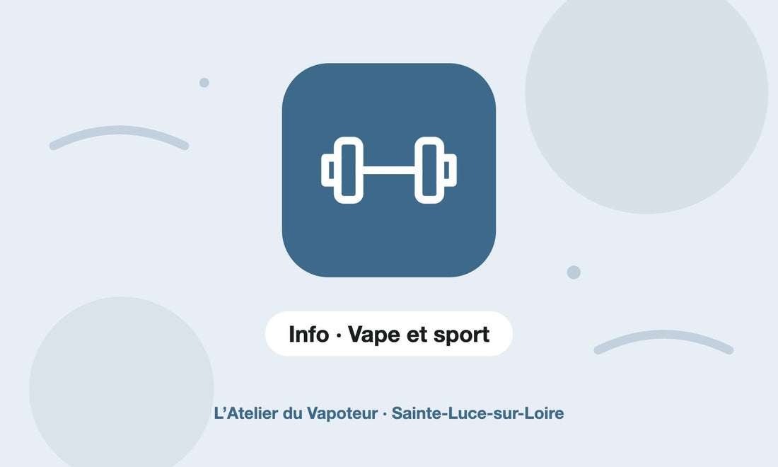 Pictogramme Info · Vape et sport – L’Atelier du Vapoteur