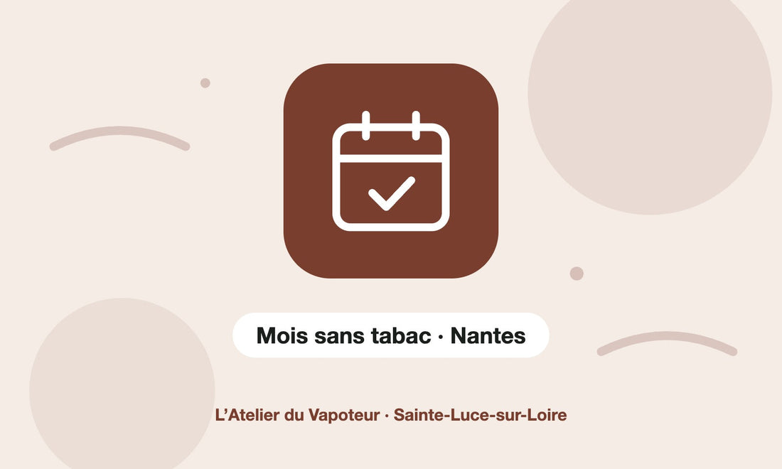 Pictogramme Mois sans tabac · Nantes – L’Atelier du Vapoteur
