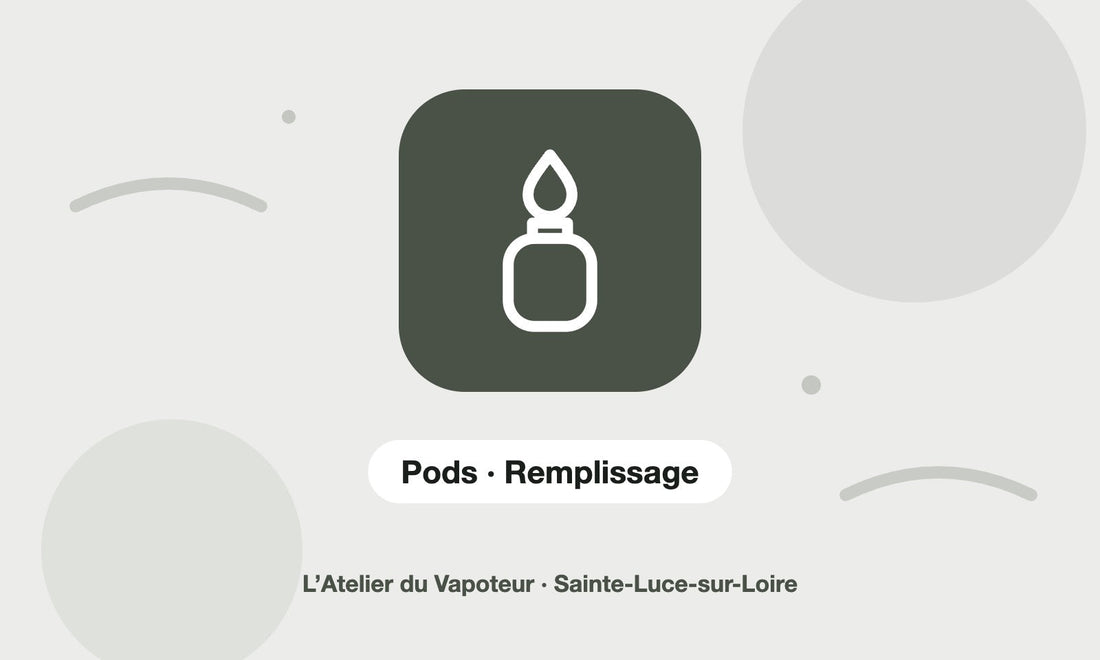 Pictogramme Pods · Remplissage – L’Atelier du Vapoteur