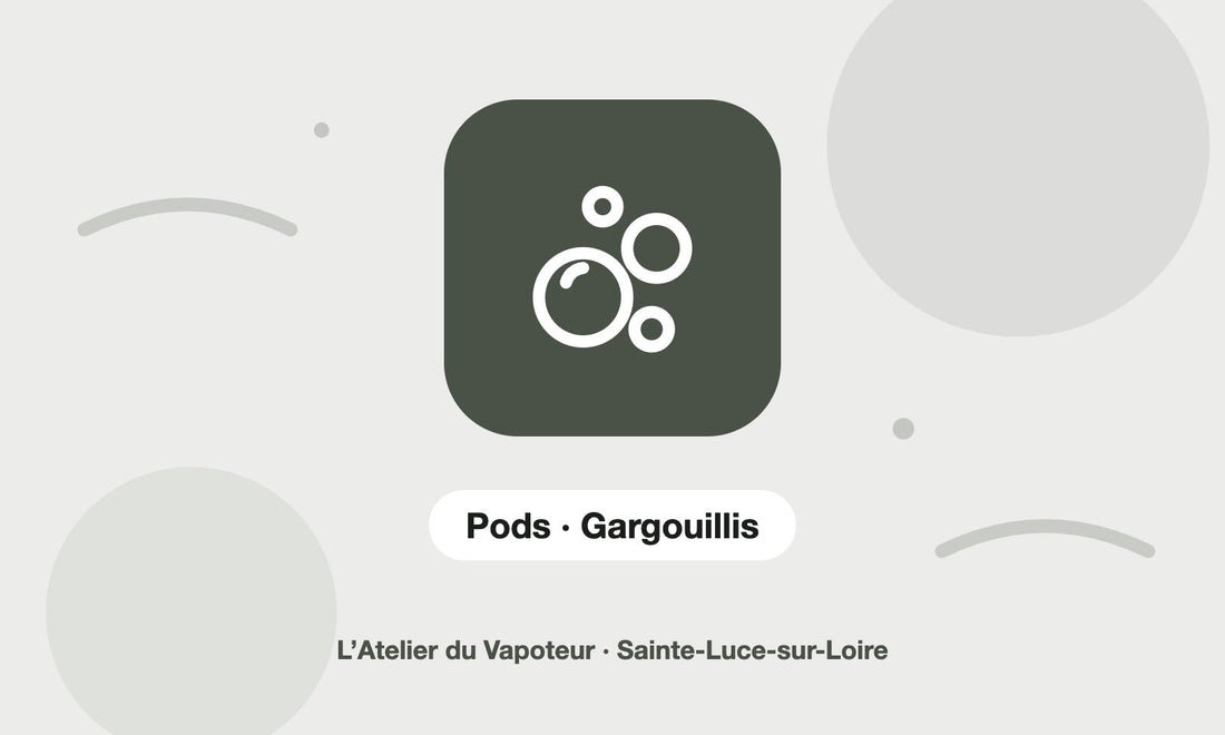 Pictogramme Pods · Gargouillis – L’Atelier du Vapoteur