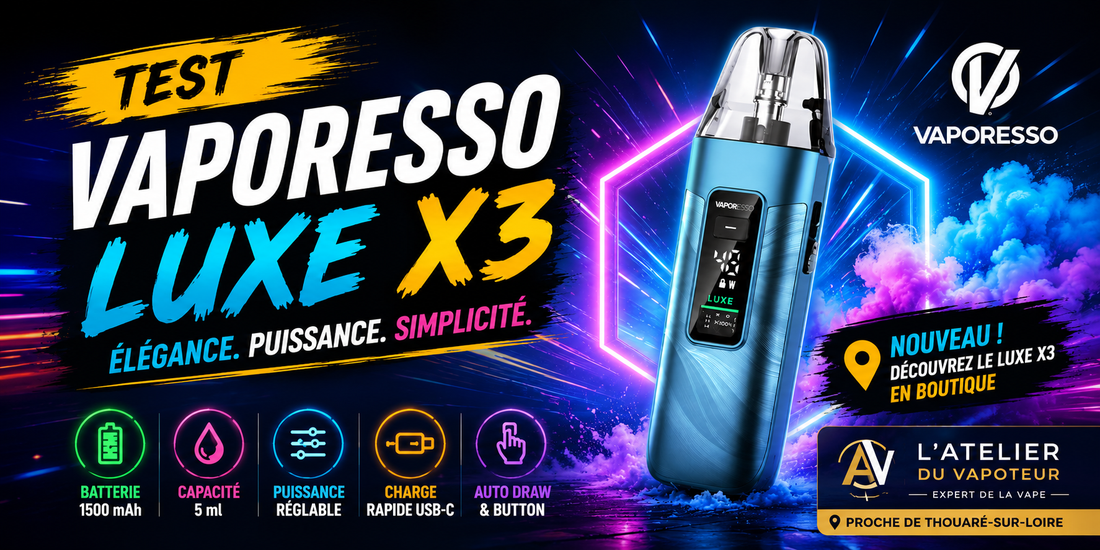Test Vaporesso Luxe X3 :