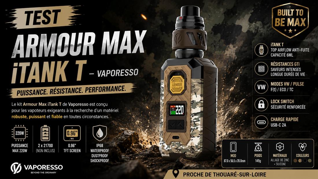 Test Kit Armour Max iTank T - Vaporesso