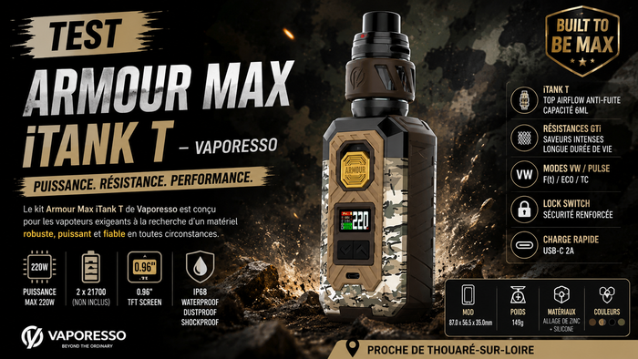 Test Kit Armour Max iTank T - Vaporesso