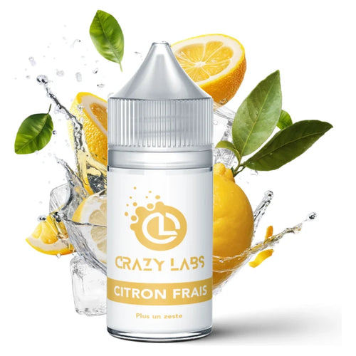 Concentré Citron Frais 30ml – Crazy Labs