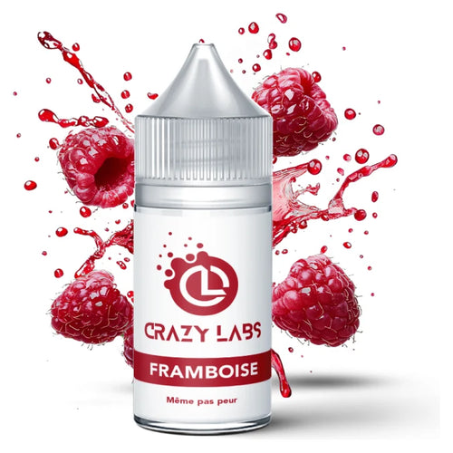 Concentré Framboise 30ml – Crazy Labs