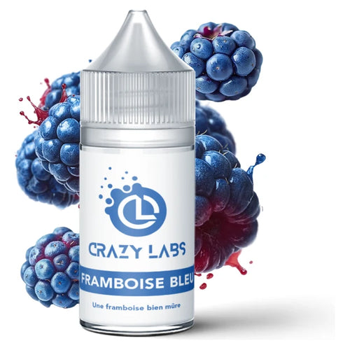 Concentré Framboise bleue 30ml – Crazy Labs