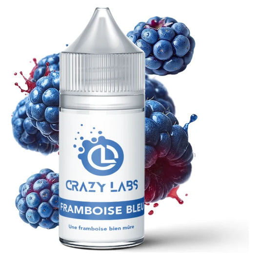 Concentré Framboise bleue 30ml – Crazy Labs