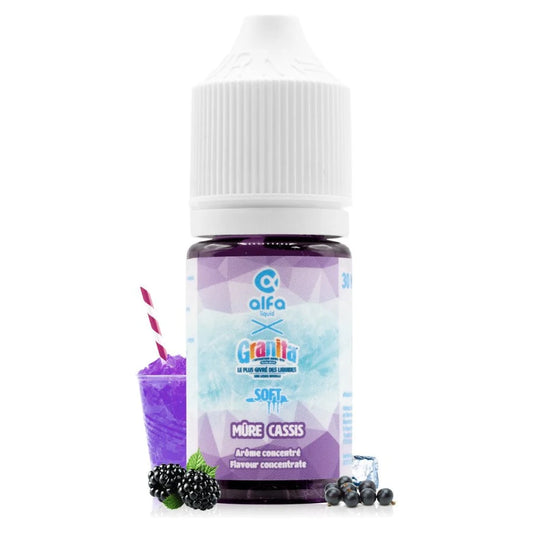 Concentré Mûre Cassis 30ml Granita Soft – Alfaliquid