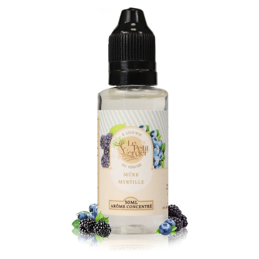 Concentré Mûre Myrtille 30ml Le Petit Verger – Savourea
