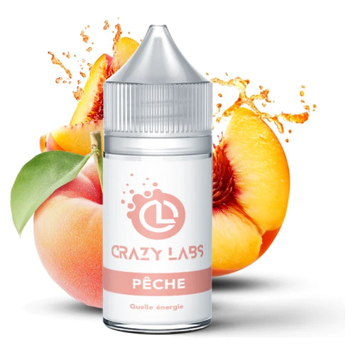 Concentré Pêche 30ml – Crazy Labs