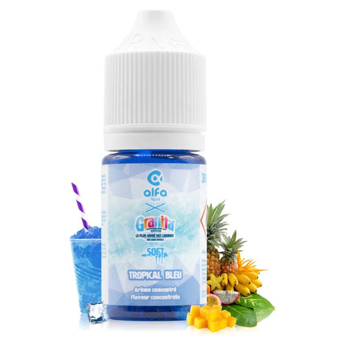 Concentré Tropical Bleu 30ml Granita Soft – Alfaliquid