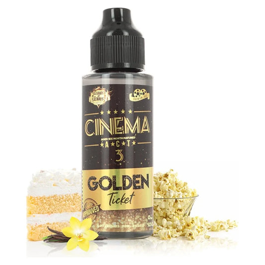 E-liquide Act 3 Golden Ticket 100ml Cinema Reserve – Clouds of Icarus