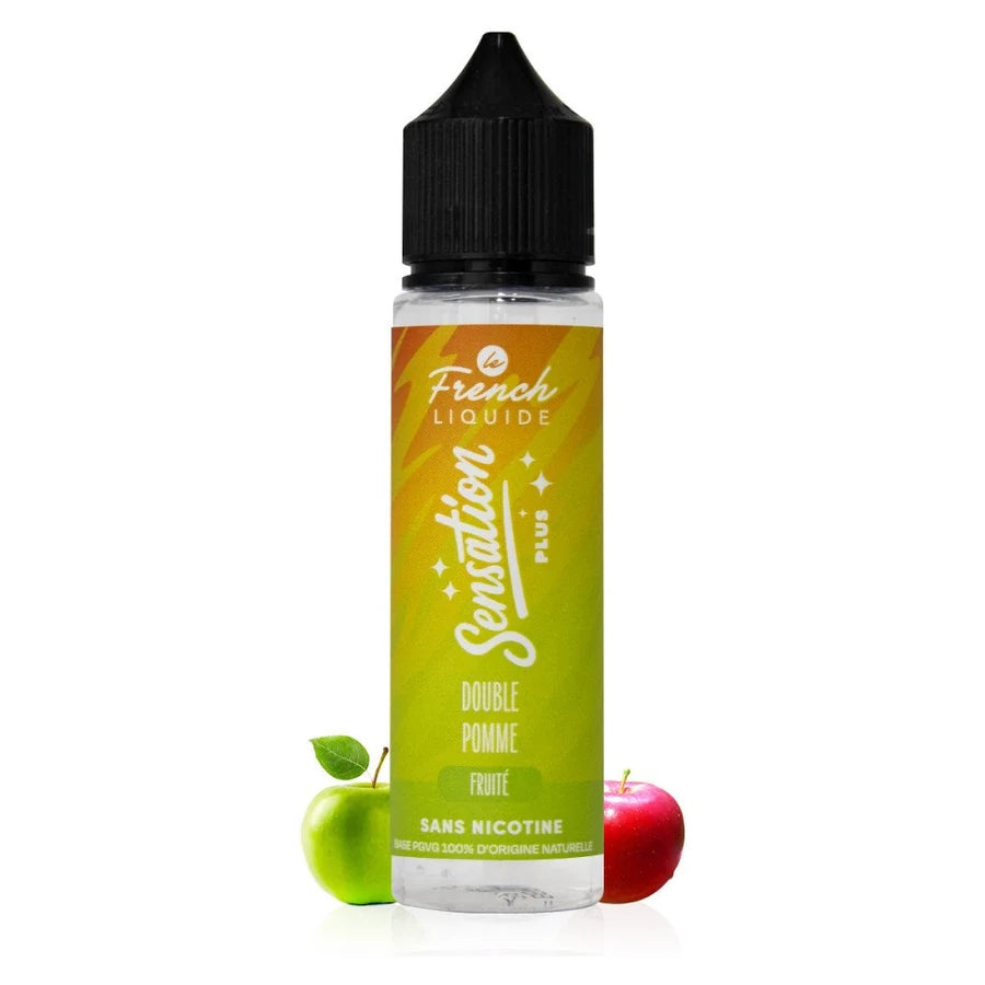 E-liquide Double Pomme 50ml Sensation – Le French Liquide