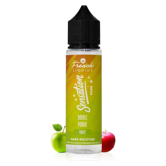 E-liquide Double Pomme 50ml Sensation – Le French Liquide