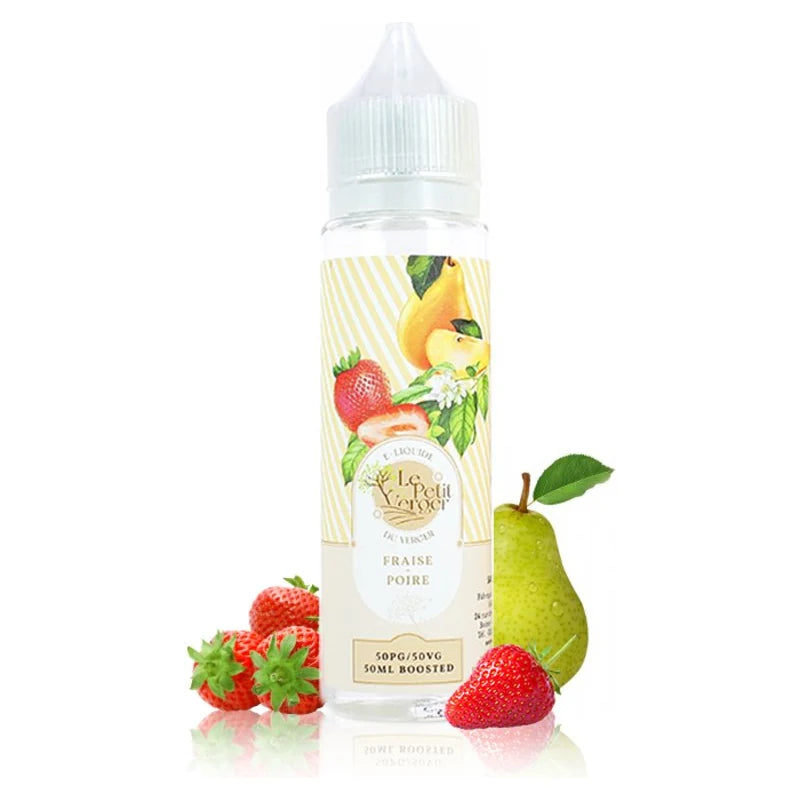 E-liquide Fraise Poire 50ml Le Petit Verger – Savourea