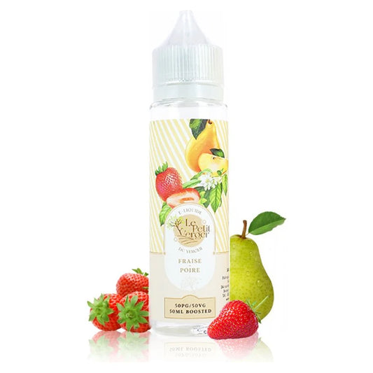 E-liquide Fraise Poire 50ml Le Petit Verger – Savourea