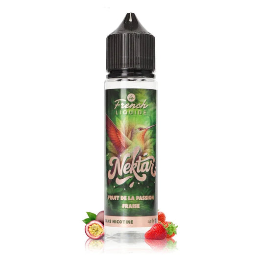 E-liquide Fruit de la passion Fraise 50ml Nektar – Le French Liquide