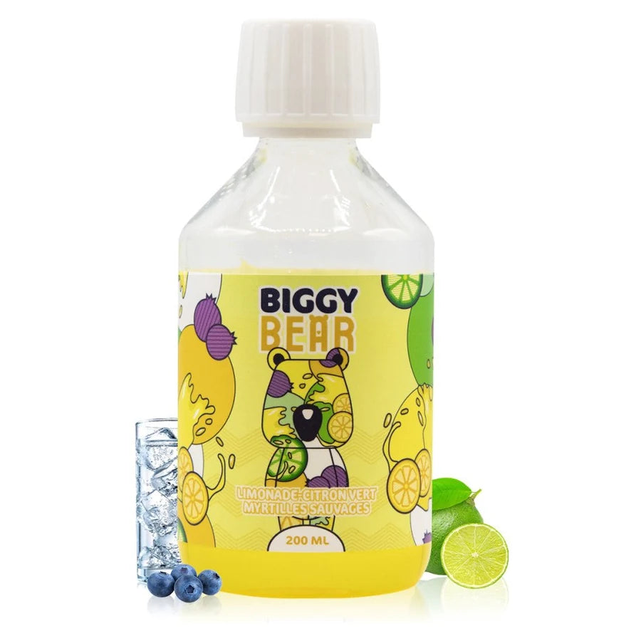 E-liquide Limonade Citron vert Myrtille 200ml – Biggy Bear