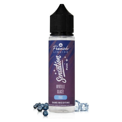 E-liquide Myrtille Glacée 50ml Sensation – Le French Liquide