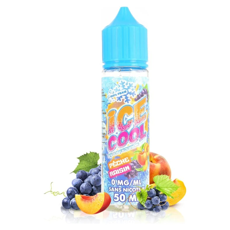E-liquide Pêche Raisin 50ml Ice Cool – Liquidarom