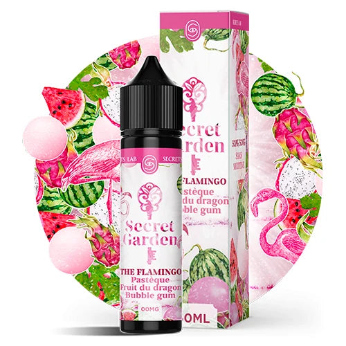 E-liquide The Flamingo 50ml Secret Garden – Secret's Lab