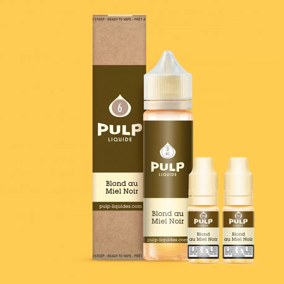 E-liquide Blond Miel Noir 50ml - Pulp