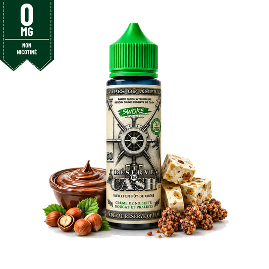 E-liquide Cash Réserve 50ml - 0 mg/ml - Swoke