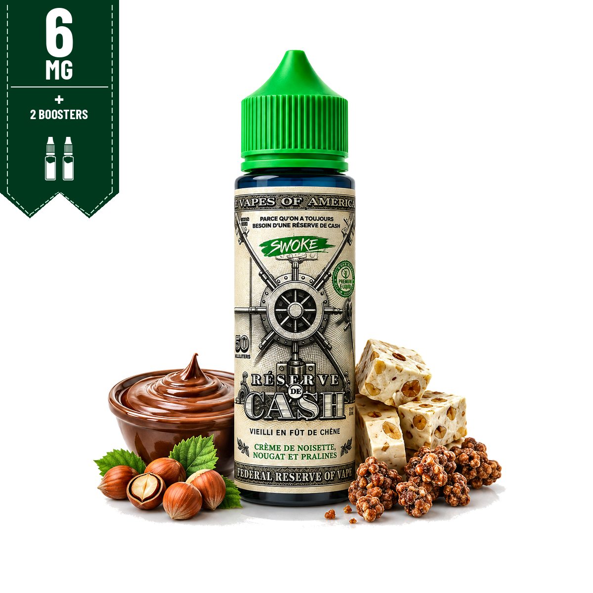 E-liquide Cash Réserve 50ml - Swoke