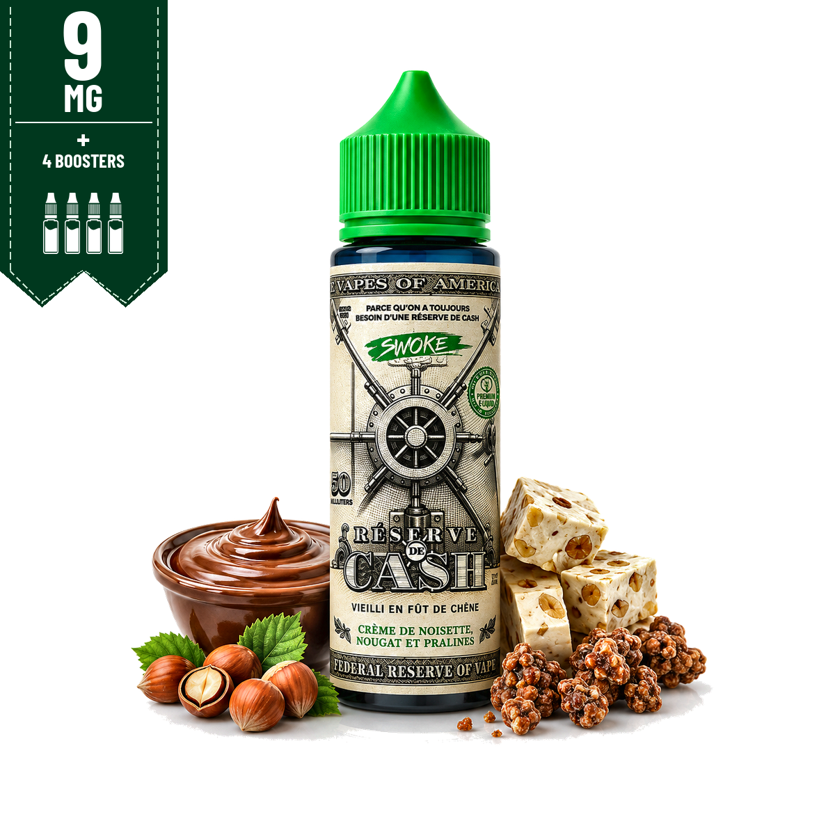 E-liquide Cash Réserve 50ml - Swoke