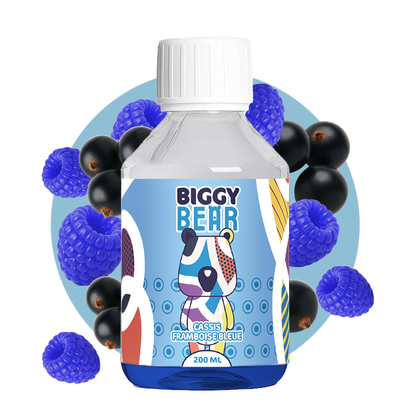 Cassis Framboise Bleue 200ml - Biggy Bear