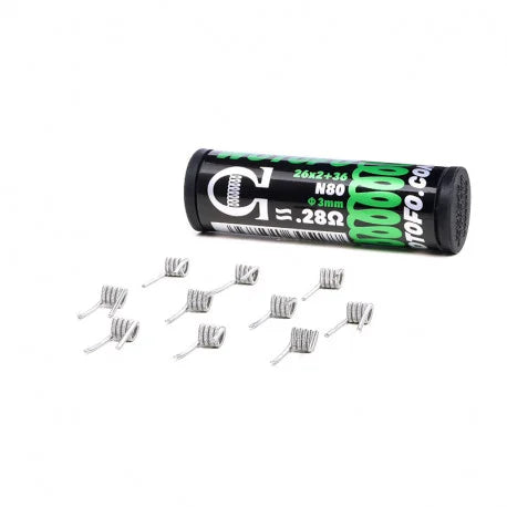 Coils Dual Core Fused Clapton (x10) - Wotofo
