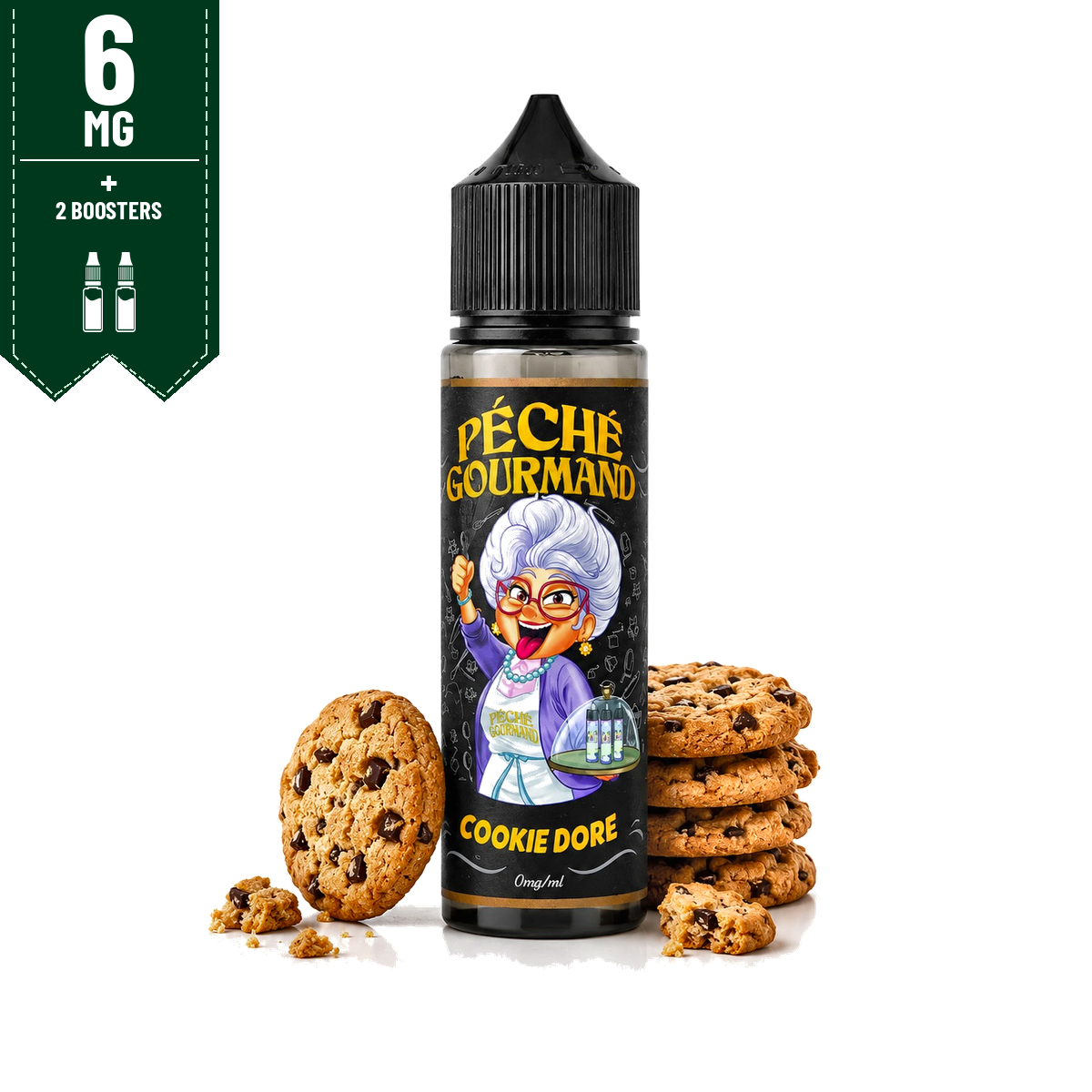 E-liquide Cookie Doré 50ml Péché Gourmand - O'Jlab