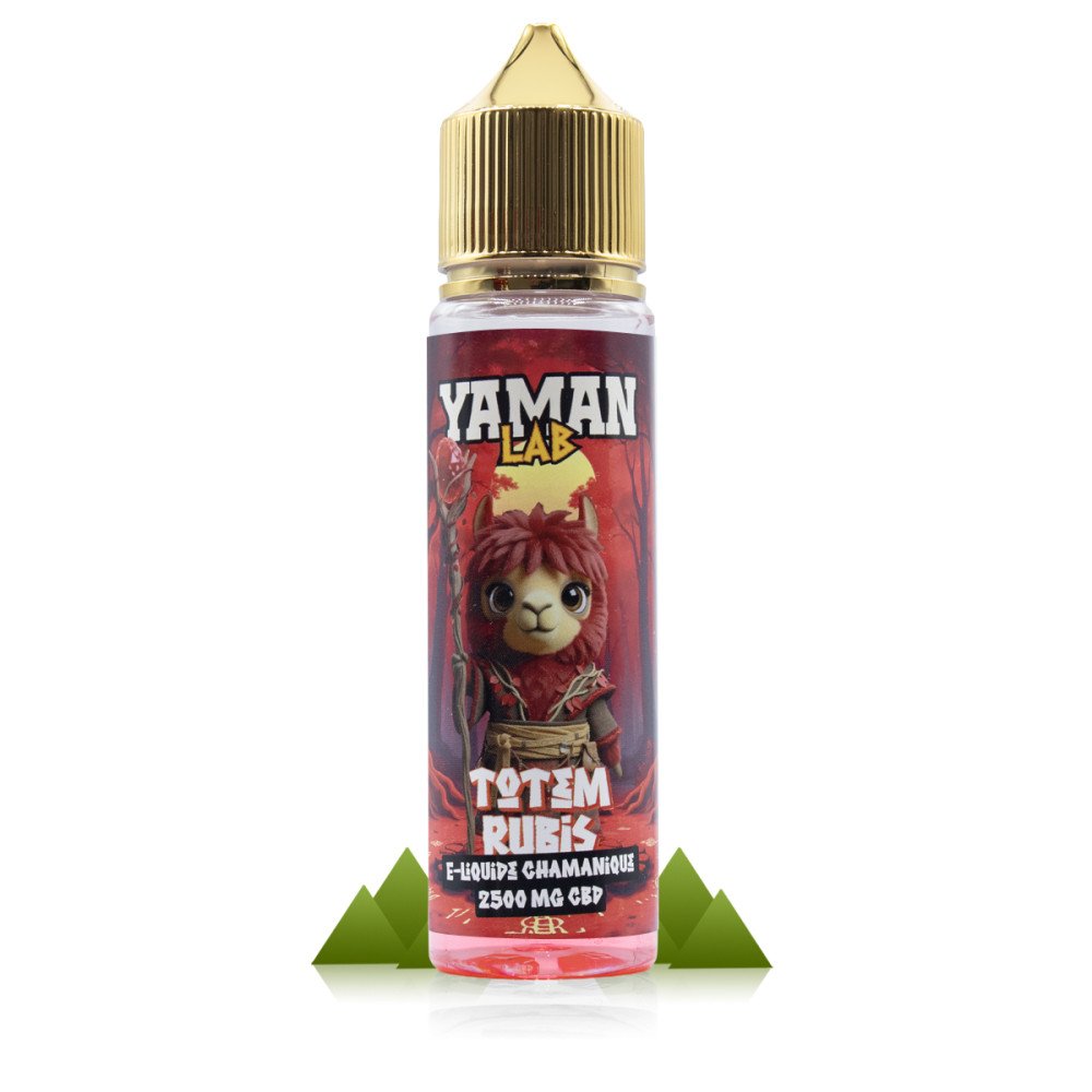 E-liquide CBD Totem Rubis 50ml – Yaman Lab